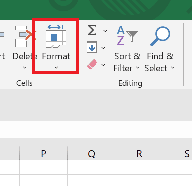 Klik format | Cara Membagi File Excel menjadi Beberapa File per Baris