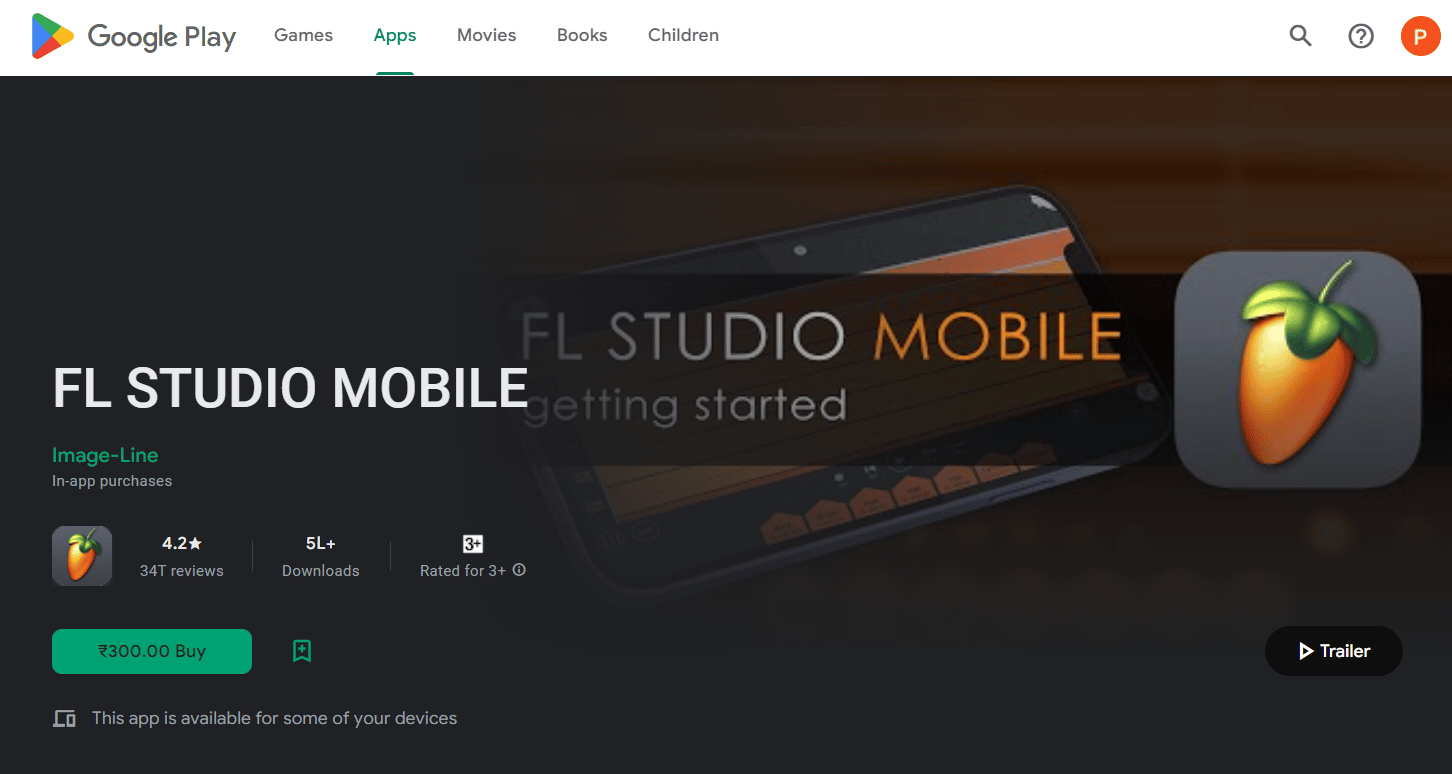 เพลย์สโตร์ FL STUDIO MOBILE | แอพบันทึกเพลงที่ดีที่สุดสำหรับ Android