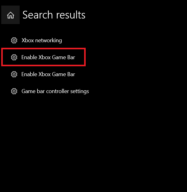 faceți clic pe Enable Xbox Game Bar