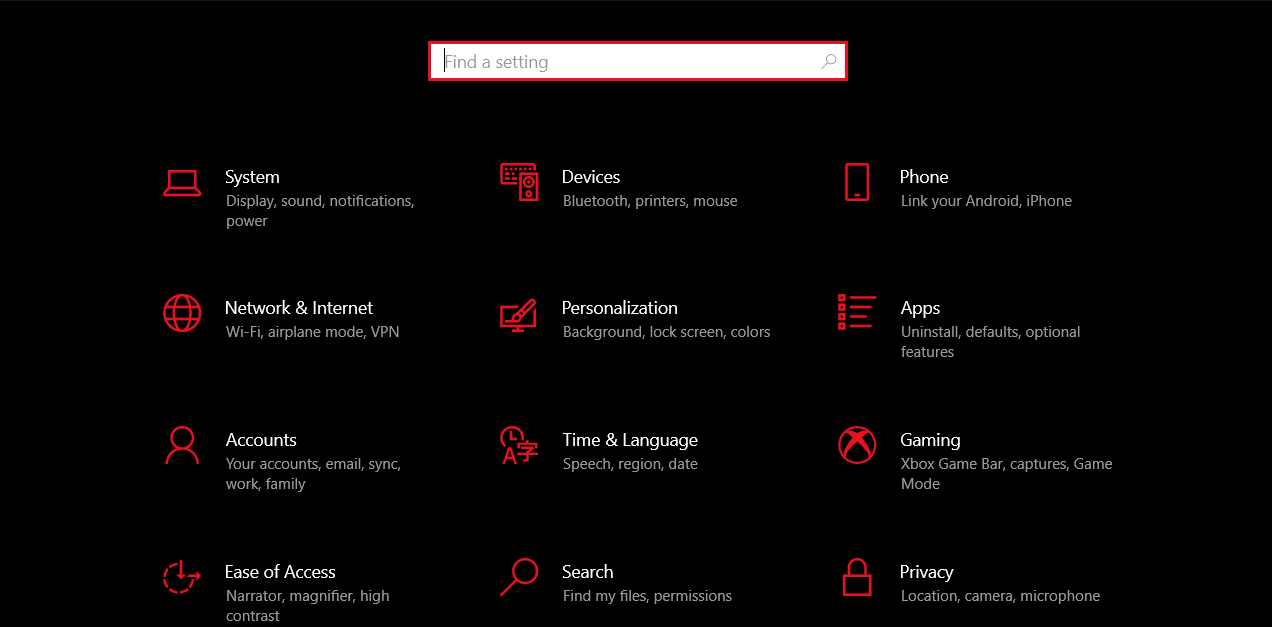 Presiona la tecla Windows + I | Grabación de pantalla de la barra de juegos de Xbox