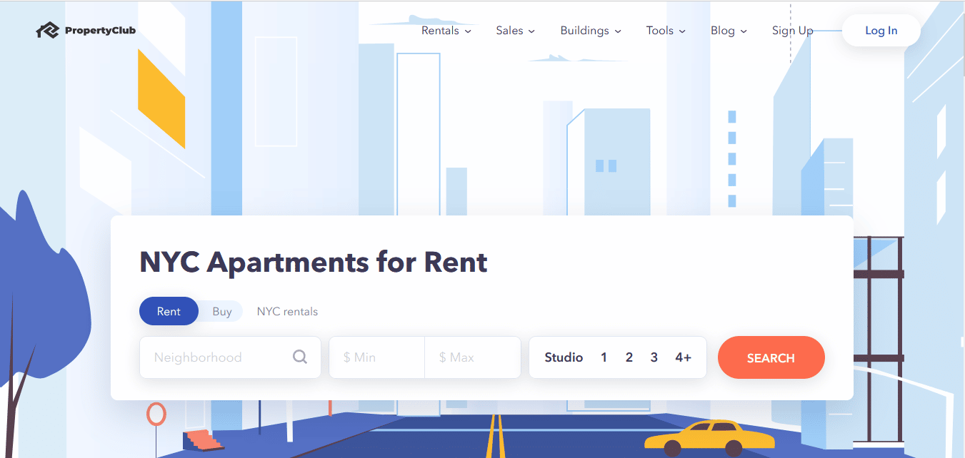 PropertyClub | situs persewaan terbaik untuk menemukan apartemen di NYC