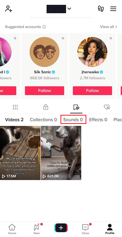 Cambie a la pestaña Sonidos en la sección Marcadores para ver los sonidos guardados favoritos | Cómo ver favoritos en TikTok PC