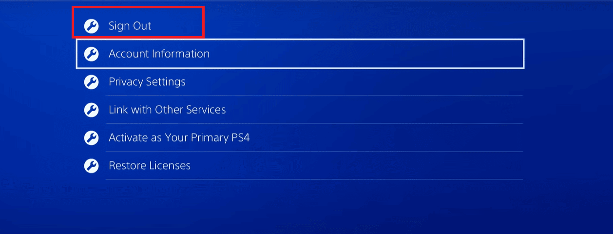 cerrar sesión en ps4