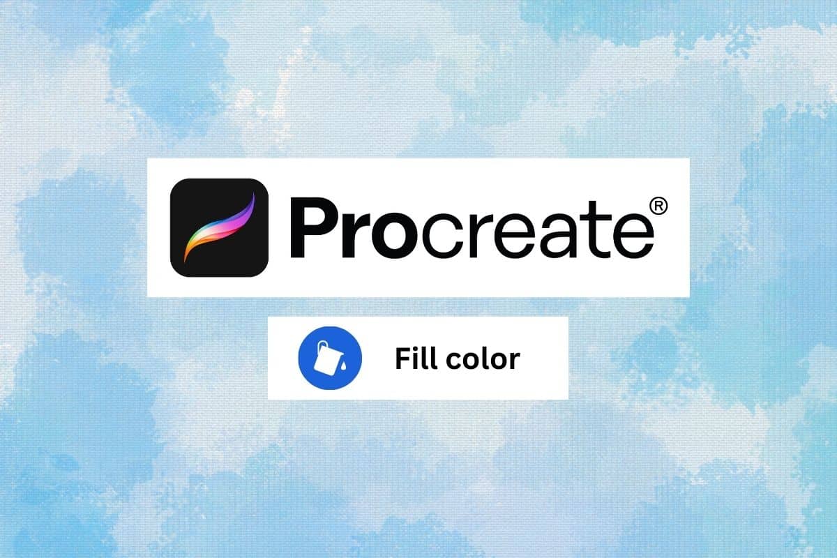 Procreateで色を塗りつぶす方法