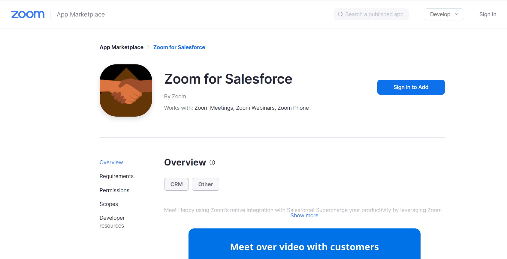 Zoom لصفحة الويب الرسمية لـ Salesforce | كيفية جعل التكبير / التصغير أفضل باستخدام أفضل تطبيقاته