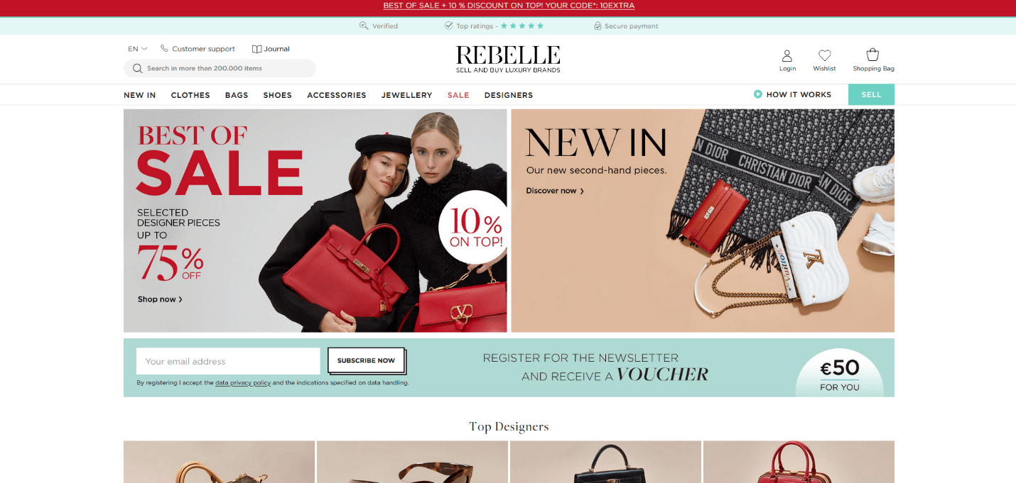 Site-ul oficial Rebelle. 34 de cele mai bune alternative eBay din Marea Britanie