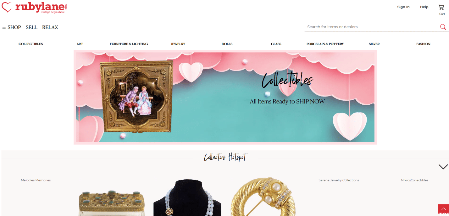 Sito ufficiale di Ruby Lane. 34 migliori alternative a eBay nel Regno Unito