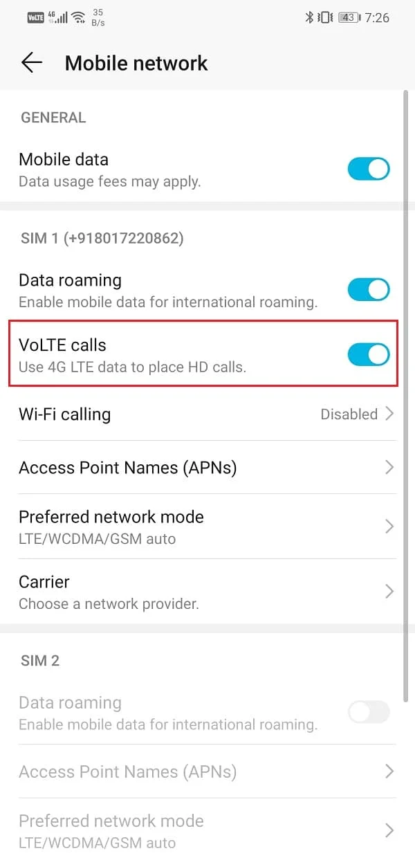 VoLTE 通話。修復 Hulu 缺失劇集問題