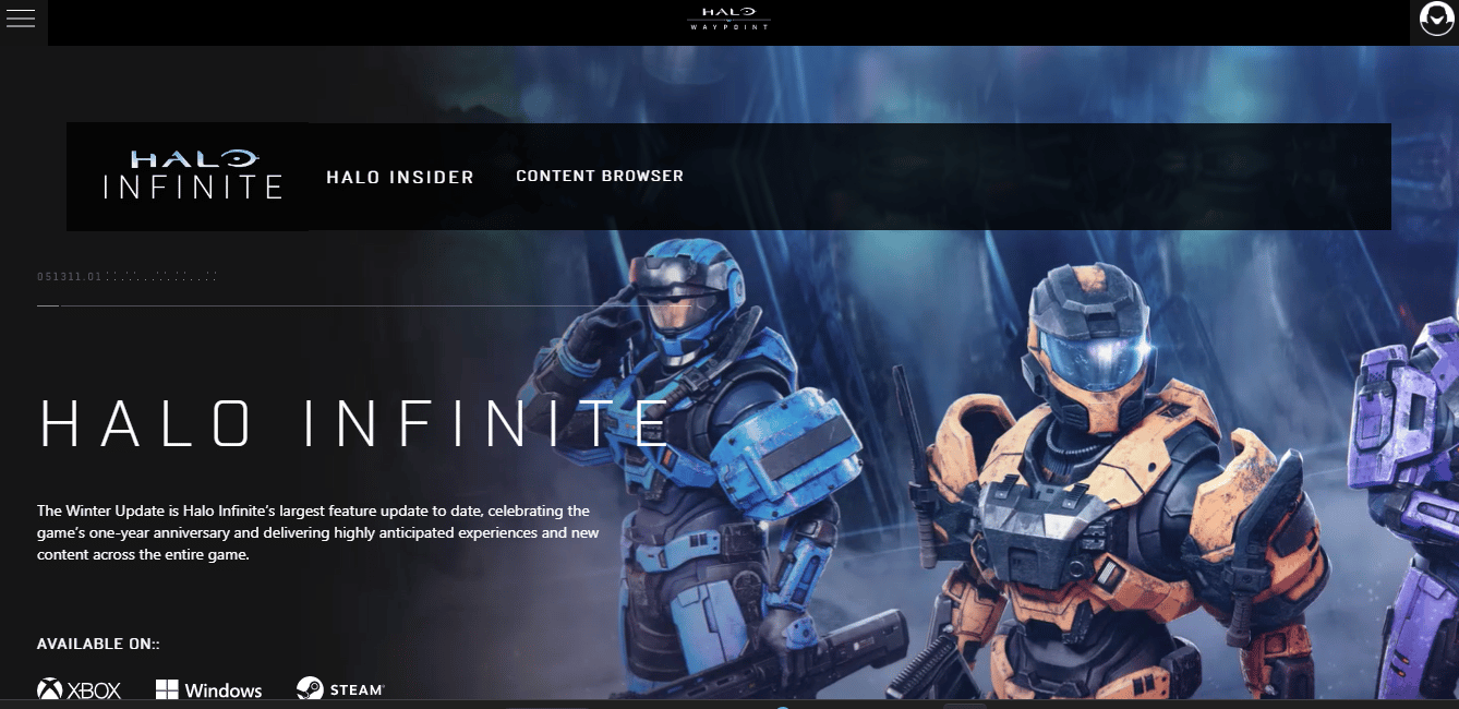 situs web resmi halo infinite