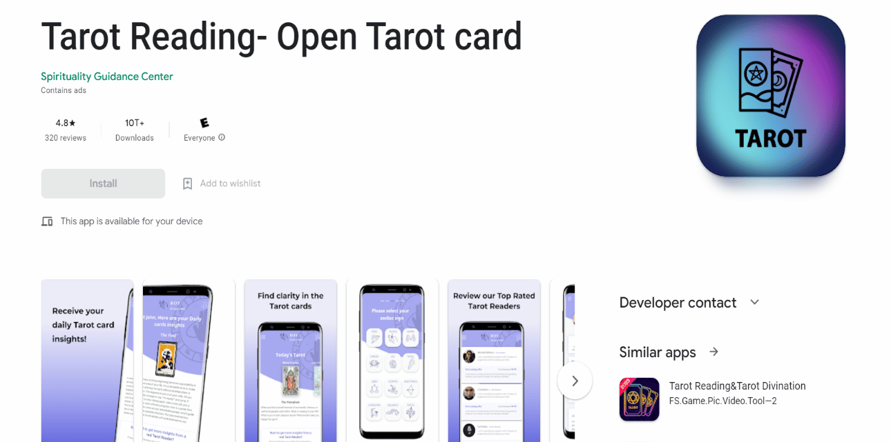 Tarot Okuma - Tarot Kartını Açın. Android ve iPhone için En İyi 18 Tarot Uygulaması