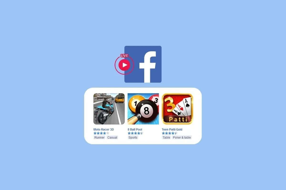 Quais são os jogos para jogar no Facebook Live?