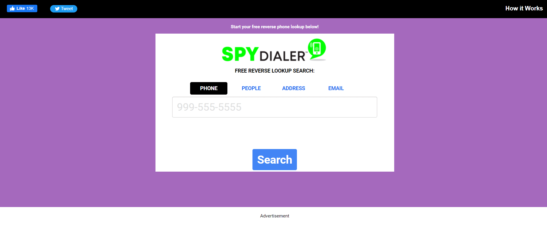 Site SpyDialer. 31 melhores alternativas Numverify