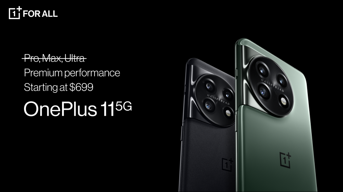 Image promotionnelle OnePlus 11 5G