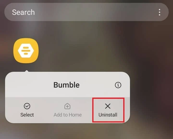 Desinstalar Bumble. 12 formas de arreglar la aplicación Bumble que no funciona