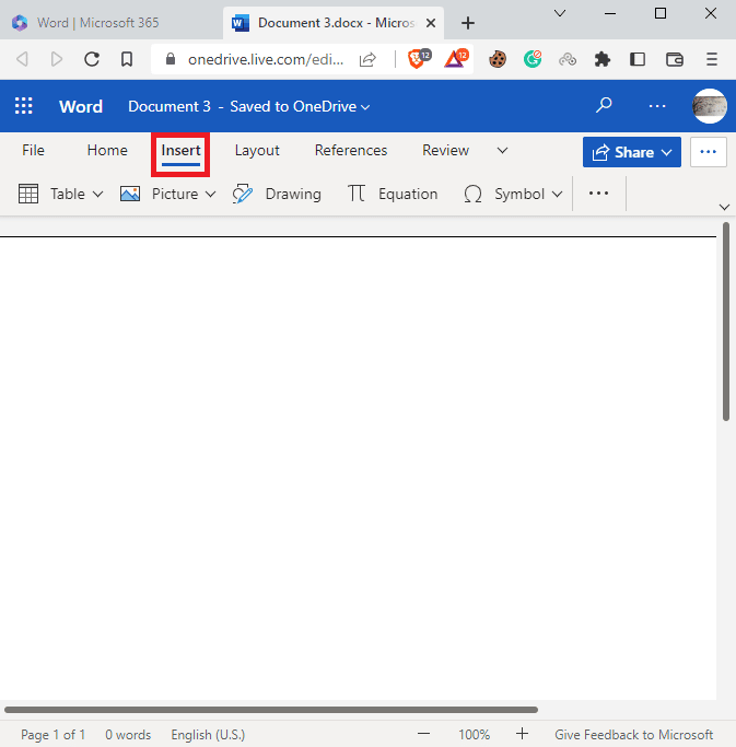 navegue até a guia Inserir | o que é ChatGPT e como integrar o ChatGPT no Microsoft Word