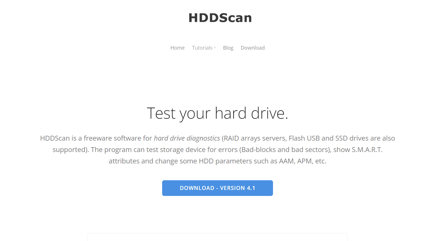 HDDScan