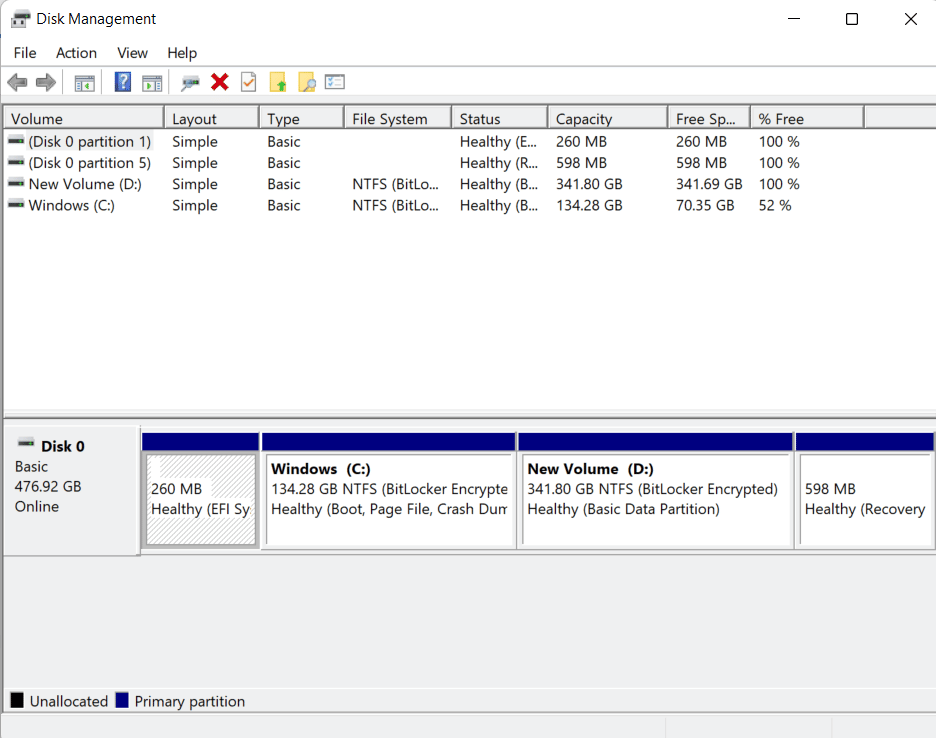 Gestion des disques Windows | Outil de diagnostic informatique