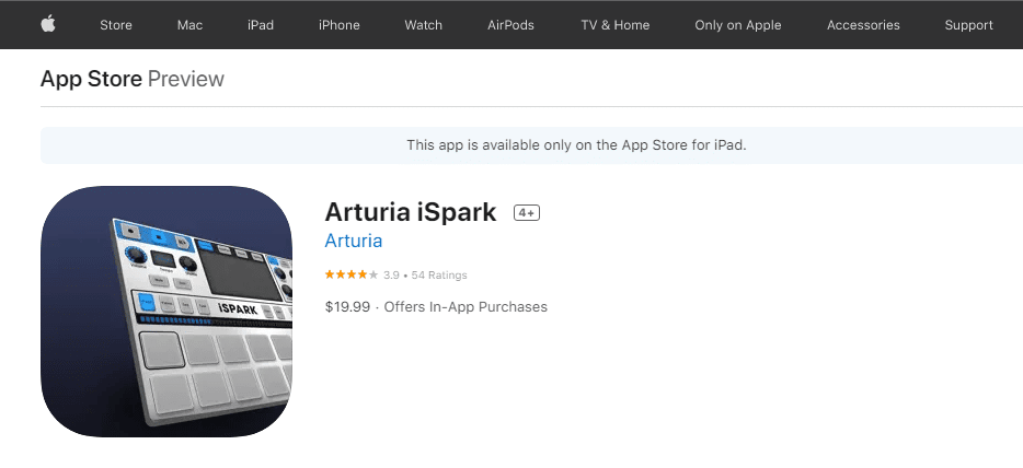 Arturia의 Arturia iSpark