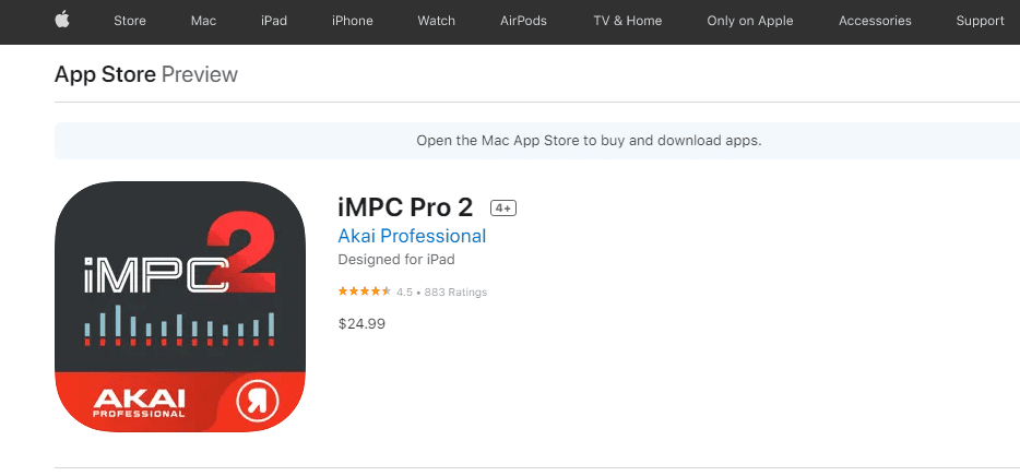 iMPC Pro 2 من Akai Professional | أفضل تطبيقات صنع الموسيقى لـ iPhone