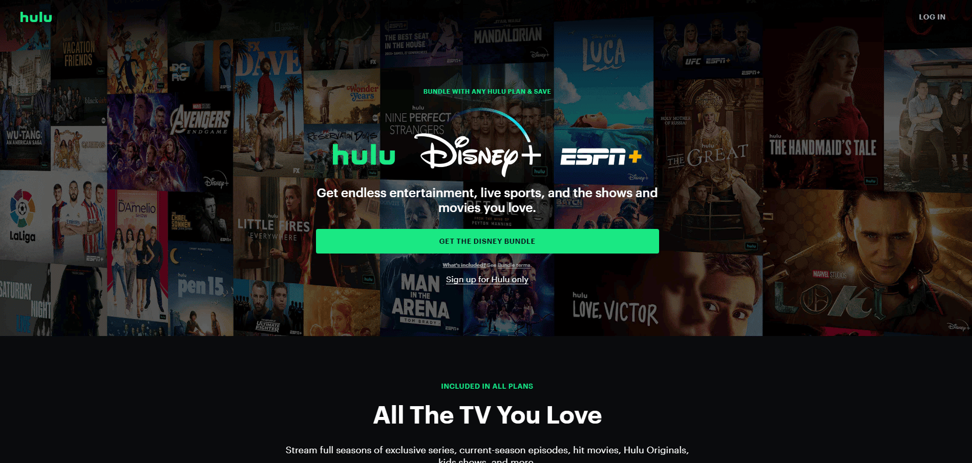 Vai al sito Web di Hulu su un browser