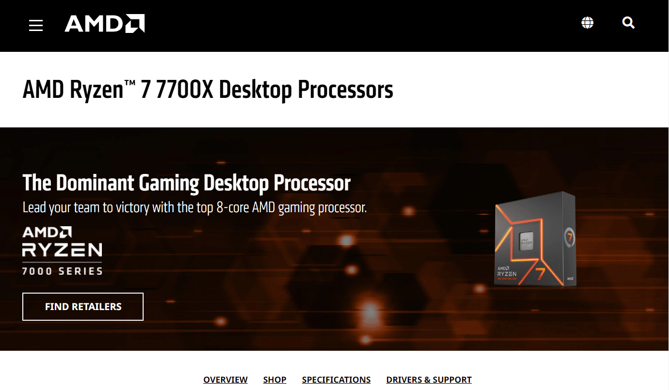 Procesoare desktop AMD Ryzen 7 7700X