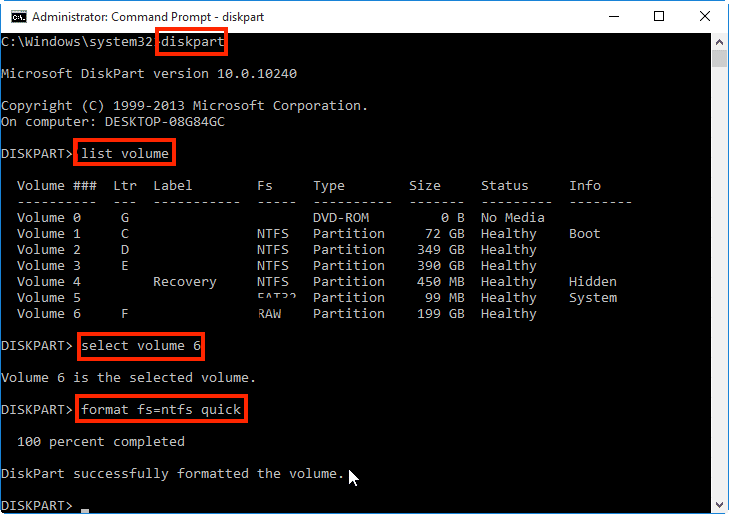 鍵入 list disk 或 list volume，然後按 Enter。修復彩虹六號圍攻藍屏死機