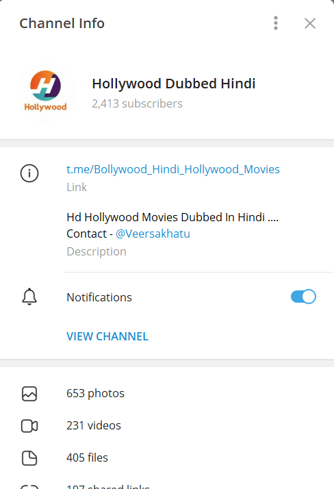 Hollywood Dubbing hindi