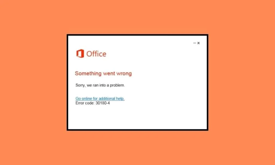 8 moduri de a depana codul de eroare de configurare Microsoft Office 30180-4