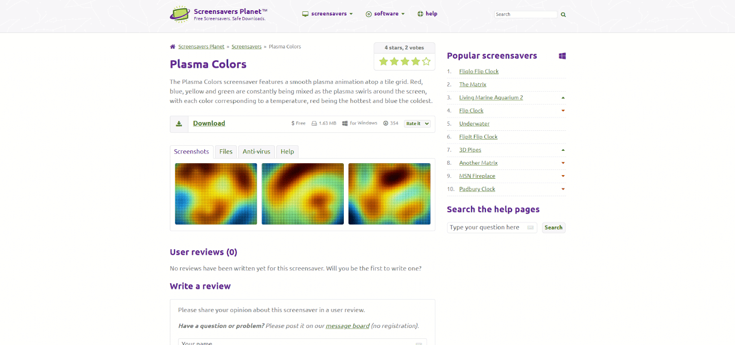 Oficjalna strona Plasma Colors