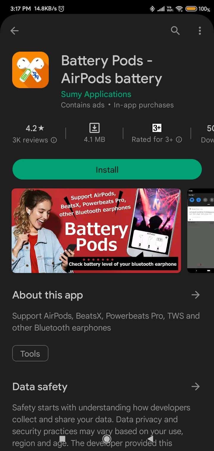 Battery Pods - bateria AirPods Sklep Google Play