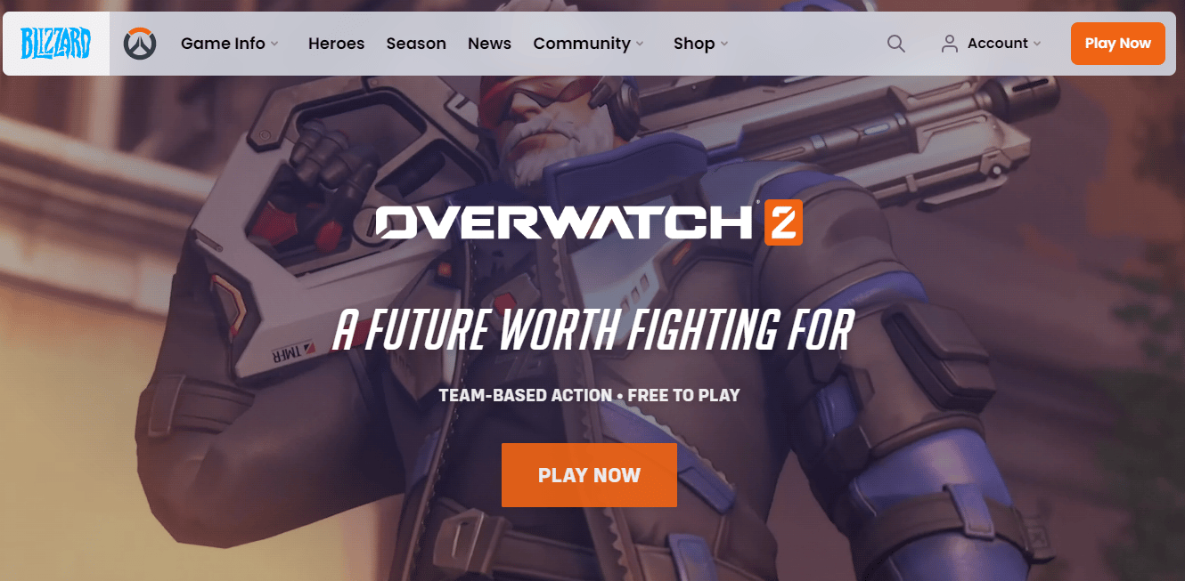 OVERWATCH 2 halaman web