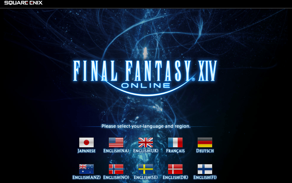 Página web de FINAL FASNTASY XIV: A Realm Reborn