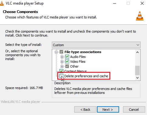 klik hapus preferensi dan cache. Cara Memperbaiki Lag Video di VLC Media Player di Windows