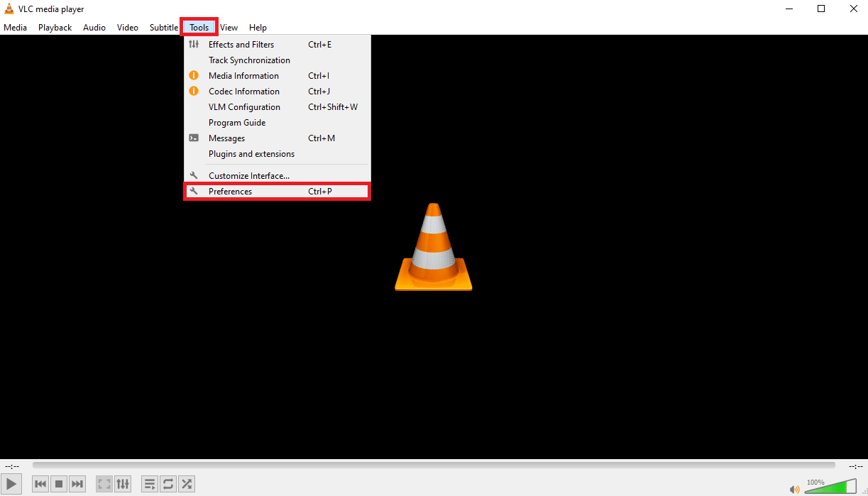 clicca su Preferenze. Come correggere il ritardo video in VLC Media Player su Windows