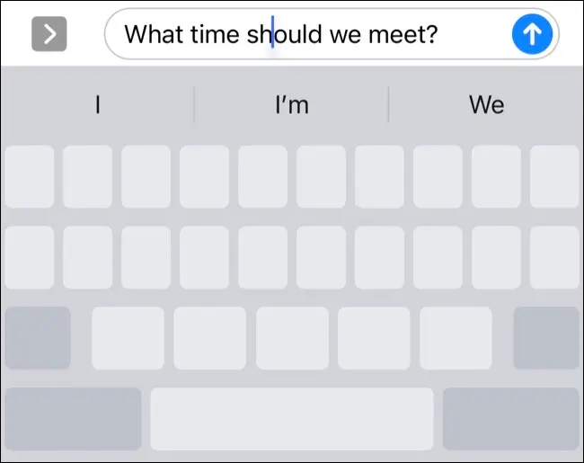Mutați cursorul cu trackpad-ul tastaturii iPhone