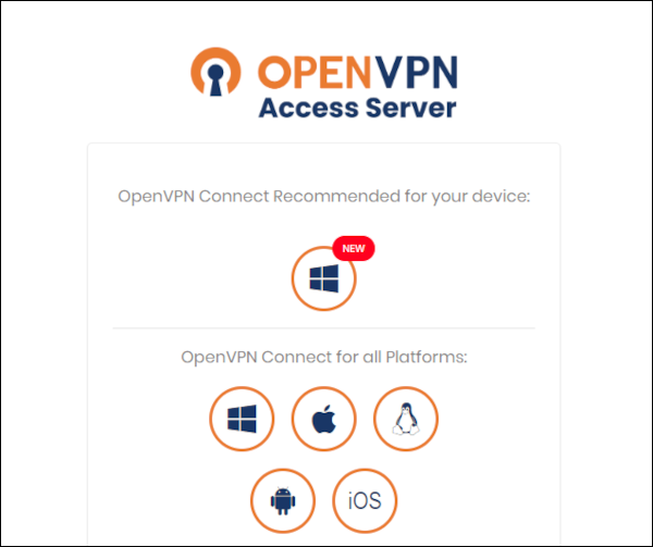 ดาวน์โหลดไคลเอนต์ OpenVPN