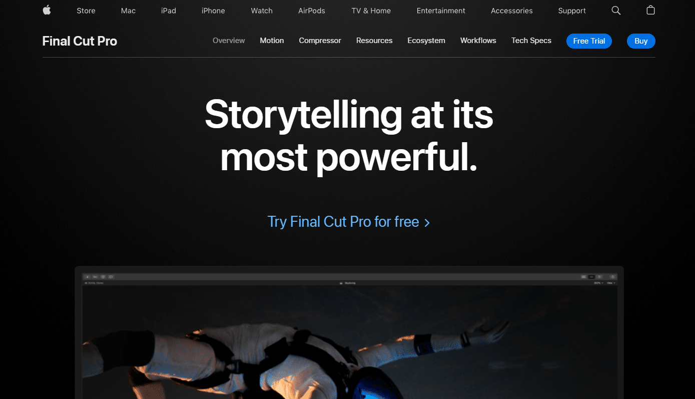 FCP X-Website