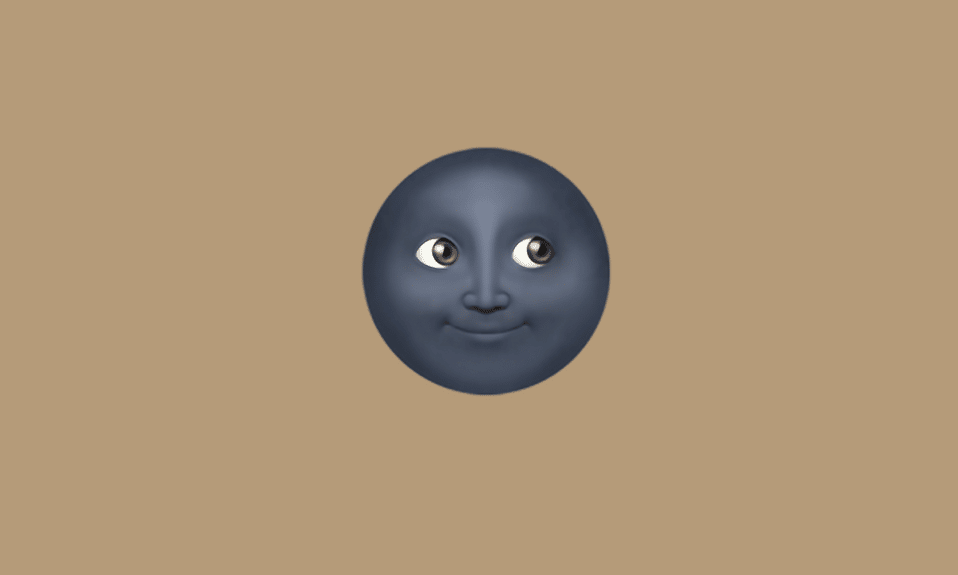 Was bedeutet Schwarzer Mond Emoji?