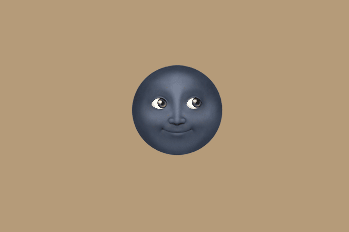 Was bedeutet Schwarzer Mond Emoji?