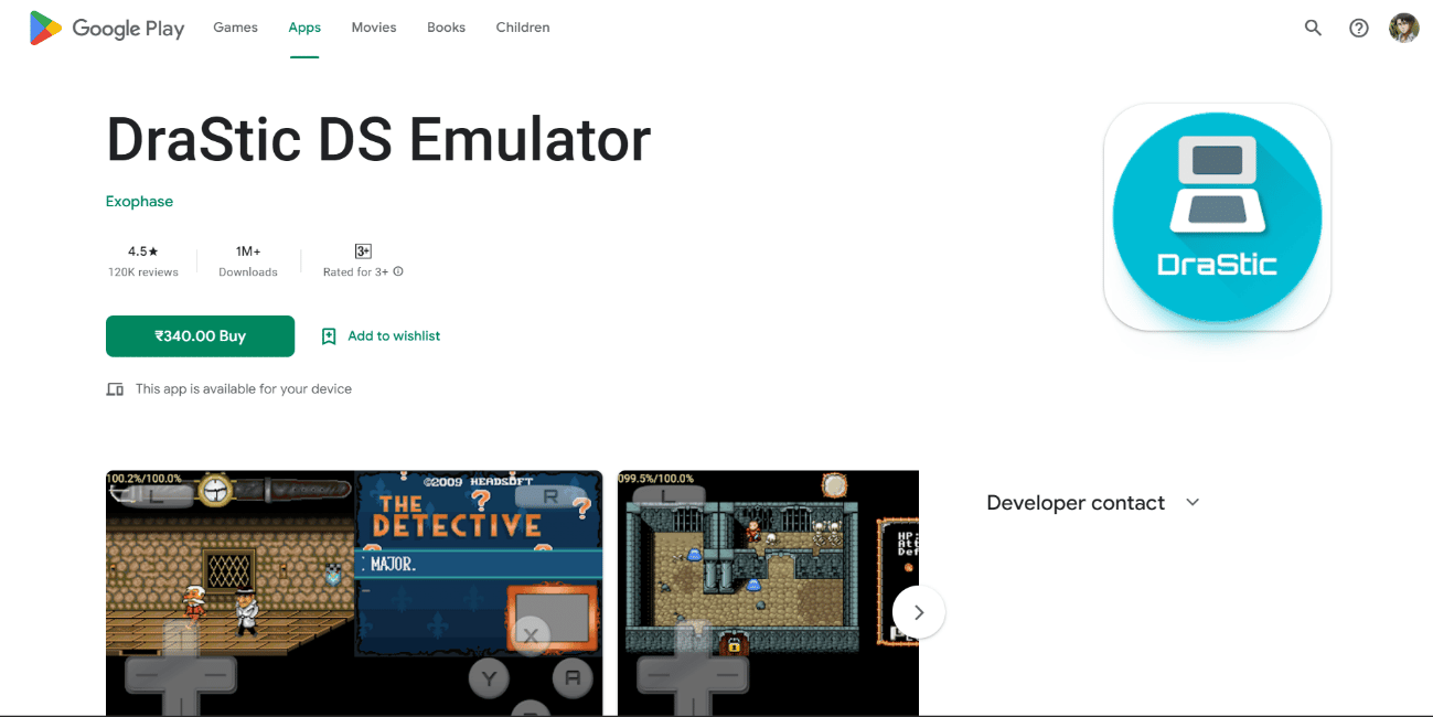 DraStic DS di Google Play. 12 Emulator NDS Terbaik untuk Android