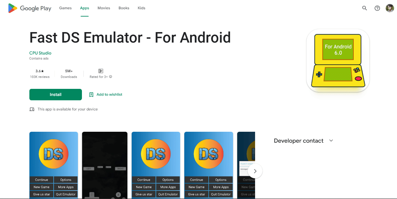 Emulator DS Cepat untuk Android