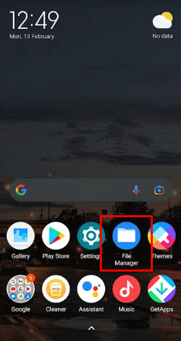 Dosya yöneticisi simgesine dokunun. Android Cihazda Pokemon Nasıl Oynanır?