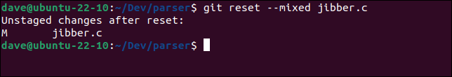 Git ステージング領域からのファイルの削除