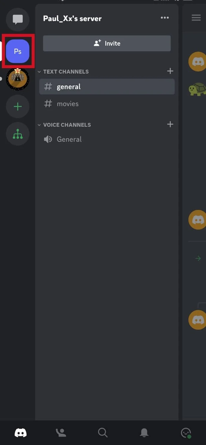 Birinin ekleneceği bir Discord sunucusuna dokunun. Discord Grubundan Birini Nasıl Çıkarırım?