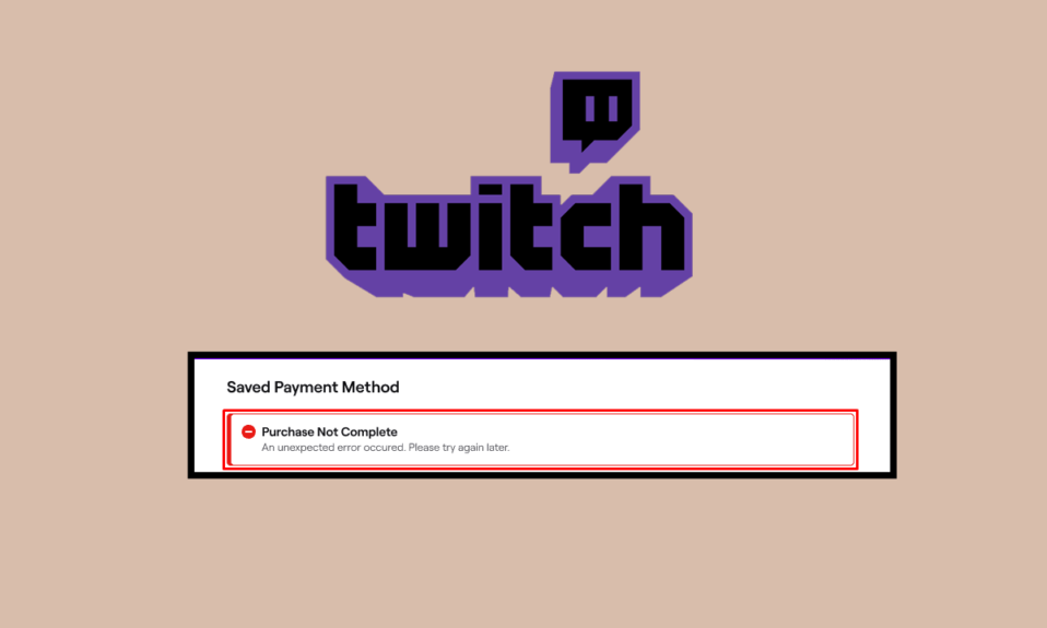 Arreglar Twitch No eres elegible para este error de compra