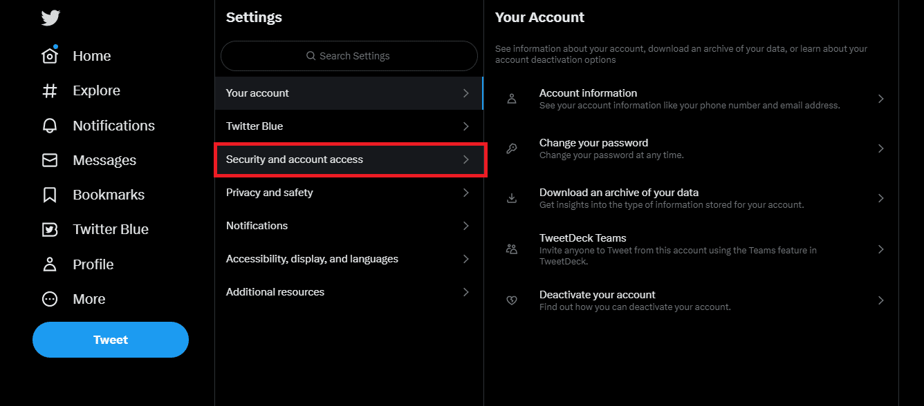 Sécurité et accès au compte sur Twitter. Comment configurer l'application d'authentification à deux facteurs sur Twitter