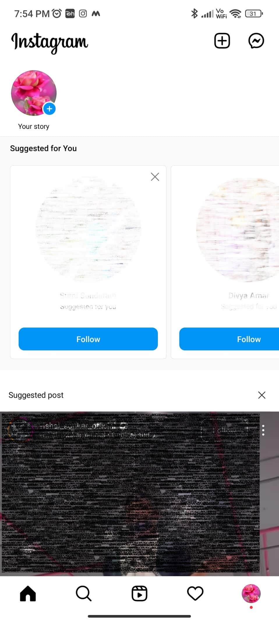 Tambahkan gambar profil acak dan mulai posting di finsta Anda