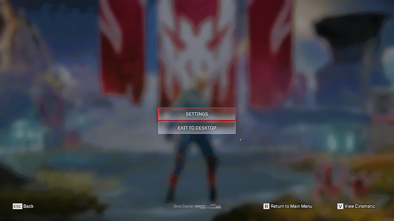 vai alle impostazioni di Apex Legends