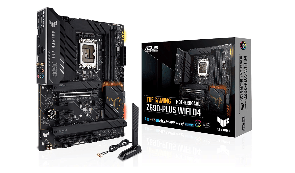 ASUS TUF Gaming Z690 Plus WiFi D4. 12 Motherboard Z690 Terbaik untuk Prosesor Intel