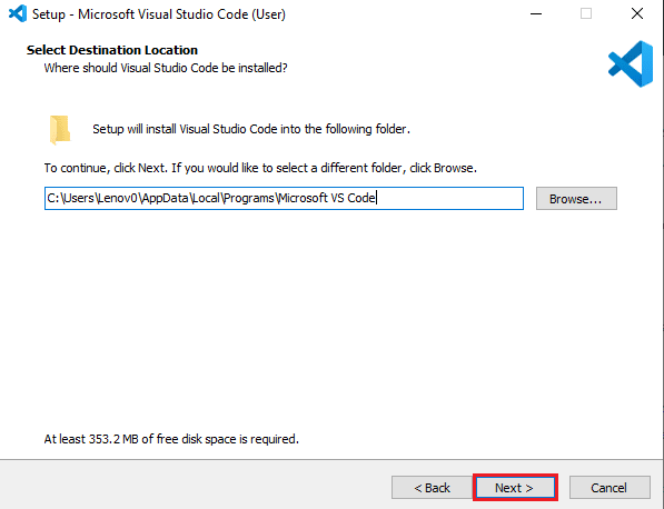 İleri düğmesine tıklayın. Windows 10 için Visual Studio Nasıl İndirilir